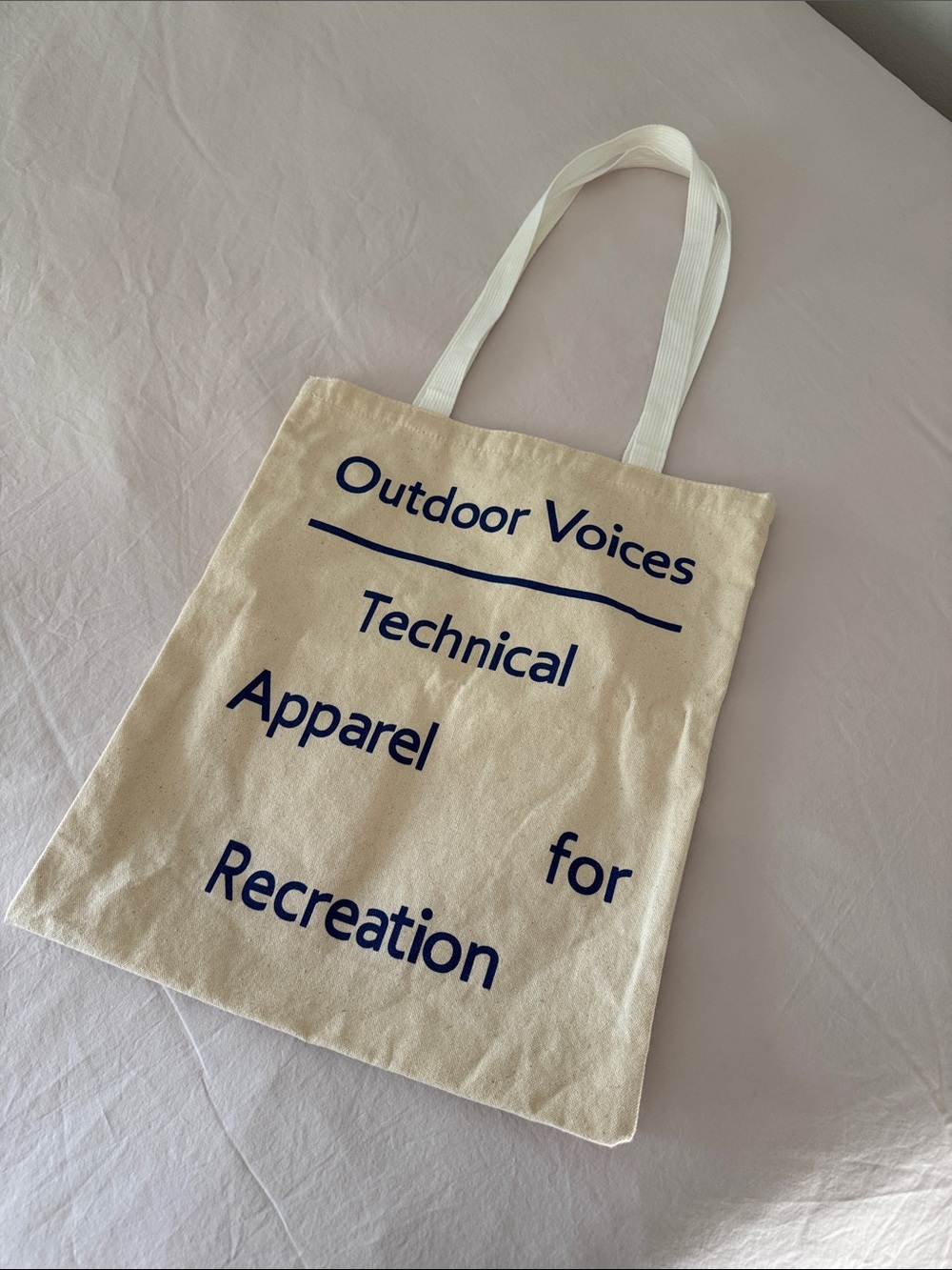 Outdoor Voices Canvas tote bag